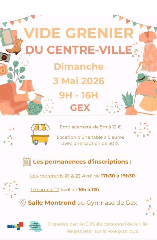 Vide grenier du centre ville