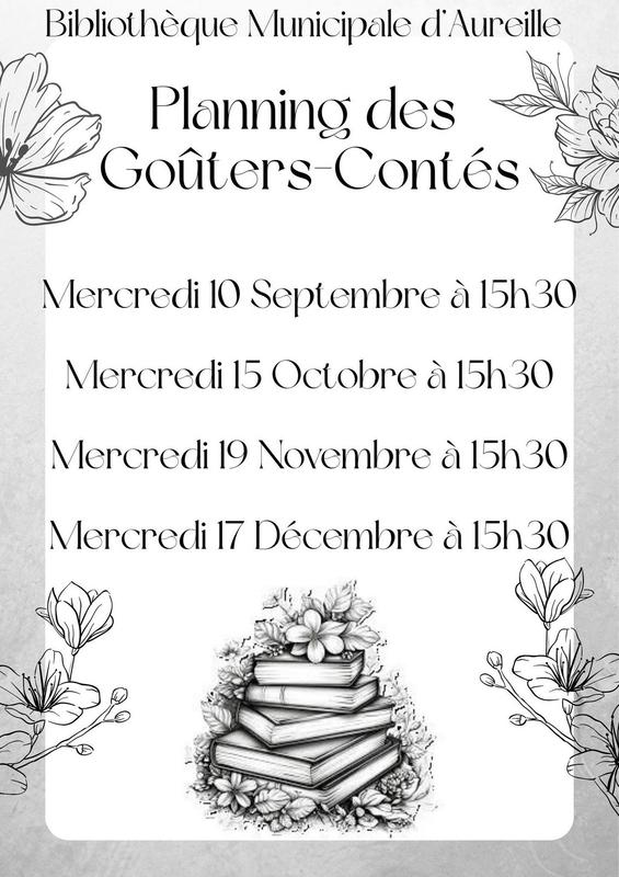 Goûter &amp; conte à la bibliothèque d'Aureille
