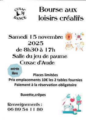 Bourse aux loisirs créatifs