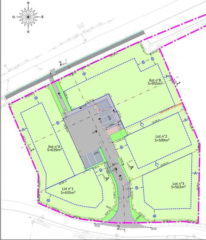 Terrain constructible - 435 m²