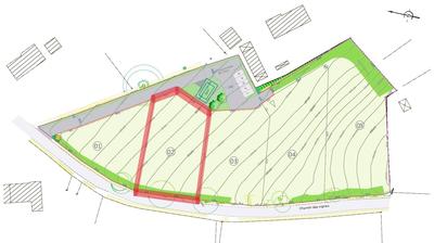 Terrain constructible - 1 268 m²