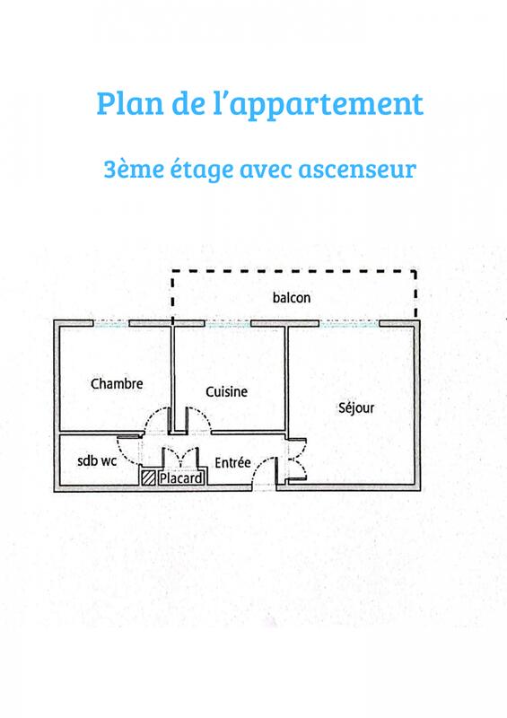 Appartement - 52 m² - 2 pièces