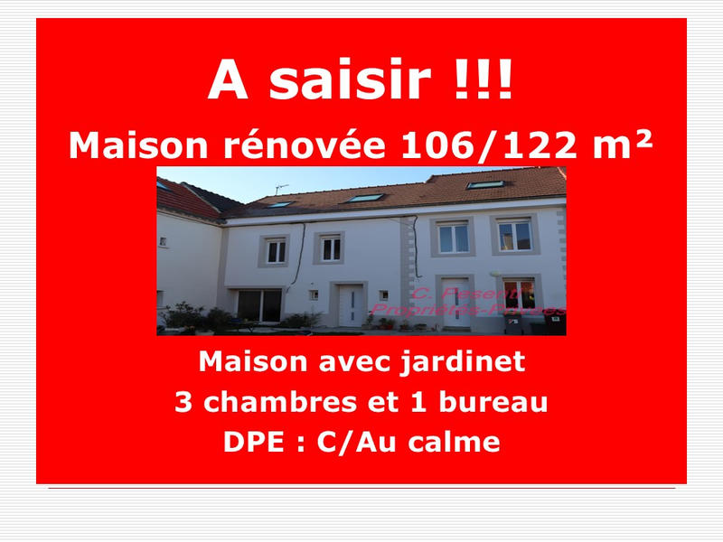 Maison - 106 m² - 6 pièces