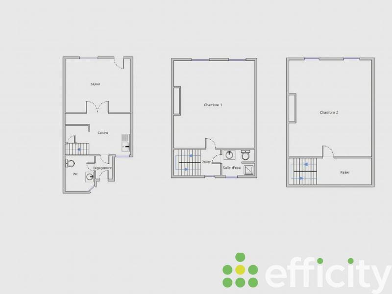 Maison - 84 m² - 3 pièces