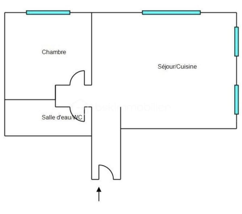 Appartement - 59 m² - 2 pièces
