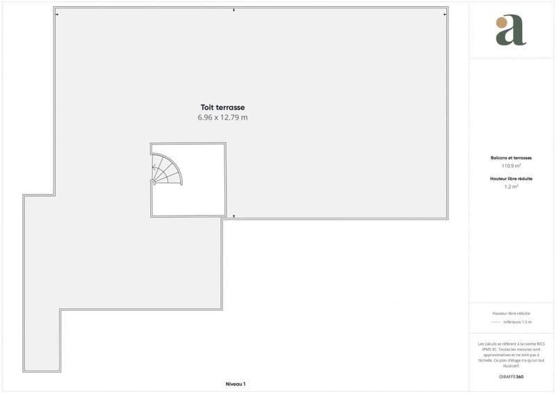 Appartement - 80 m² - 3 pièces