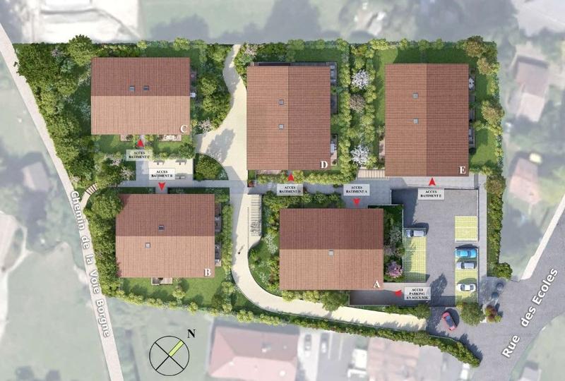 Appartement - 61 m² - 3 pièces