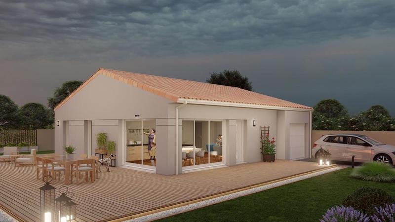 Maison - 93 m² - 6 pièces