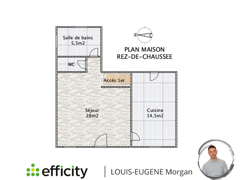 Maison - 75 m² - 4 pièces