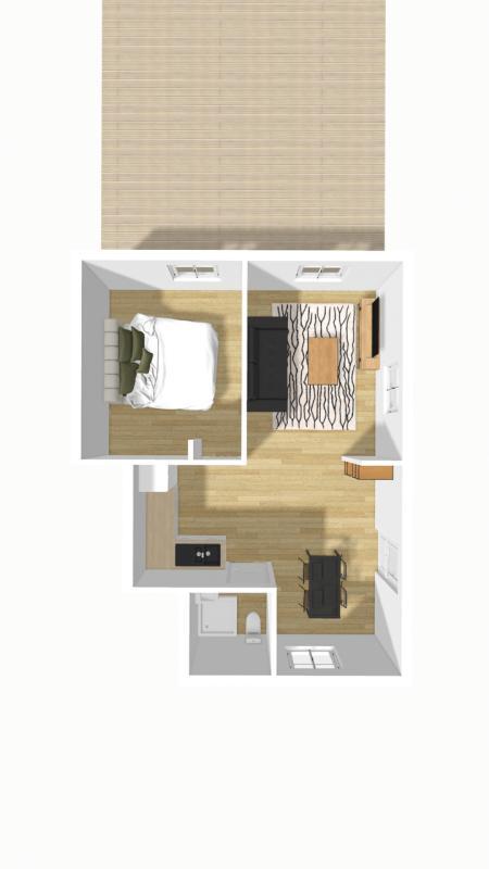 Appartement - 43 m² - 2 pièces