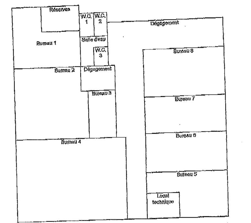 Bureau - 233 m² - 8 pièces