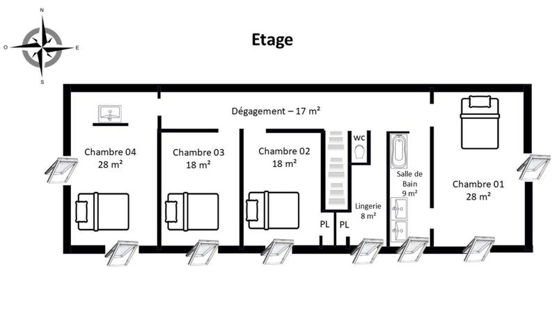 Maison - 250 m² - 7 pièces