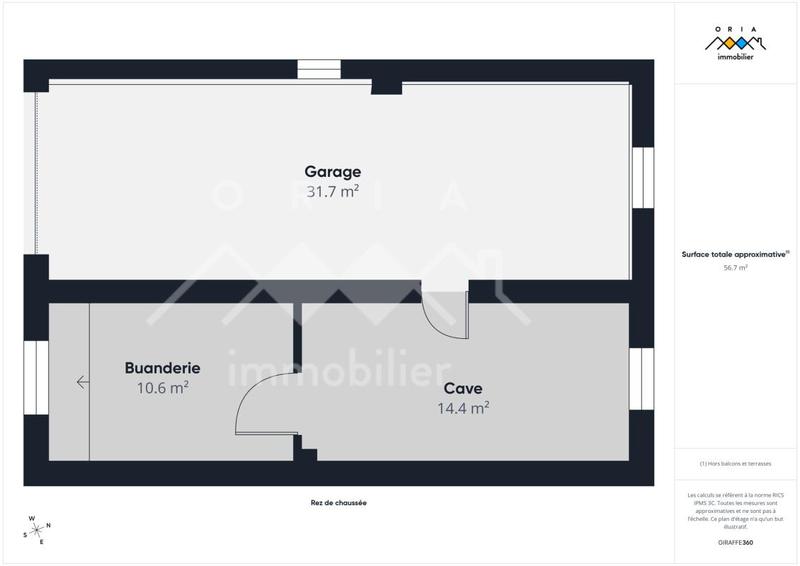 Maison - 61 m² - 3 pièces