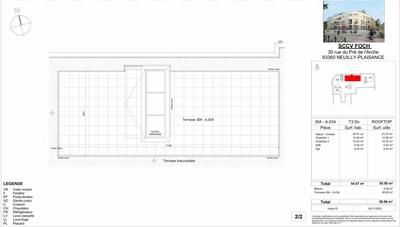 Appartement - 54 m² - 3 pièces