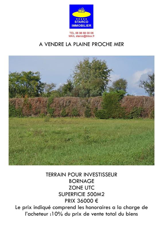Terrain - 500 m²
