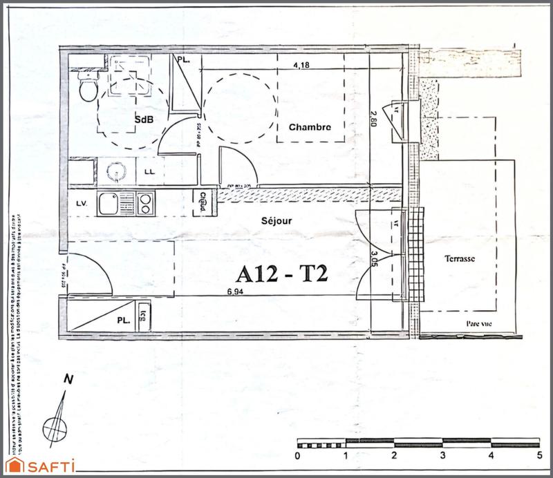 Appartement - 39 m² - 2 pièces