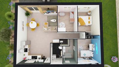 Maison - 85 m² - 4 pièces