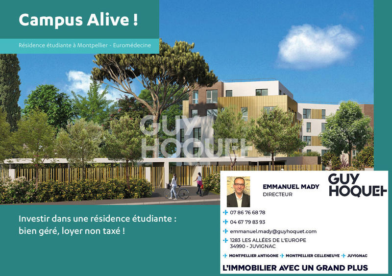 Appartement - 19 m² - 1 pièce