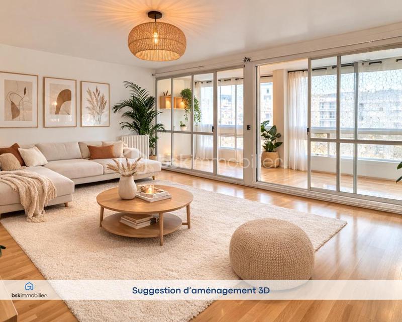 Appartement - 72 m² - 3 pièces