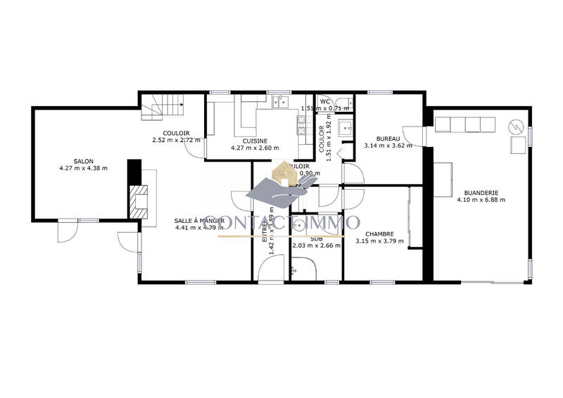 Maison - 166 m² - 8 pièces