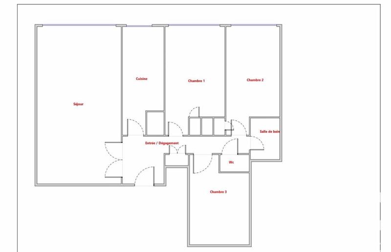 Appartement - 74 m² - 4 pièces