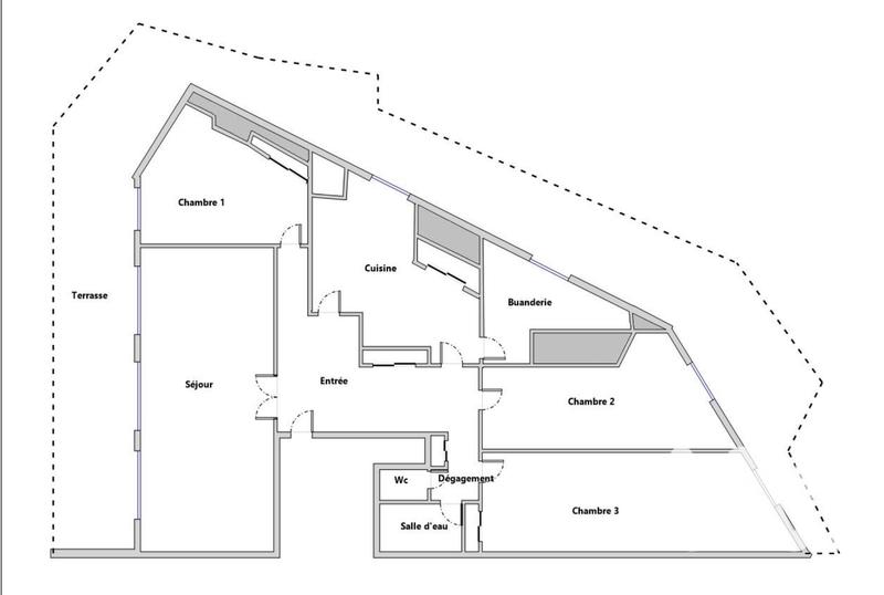 Appartement - 107 m² - 4 pièces