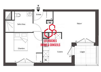 Appartement - 44 m² - 2 pièces