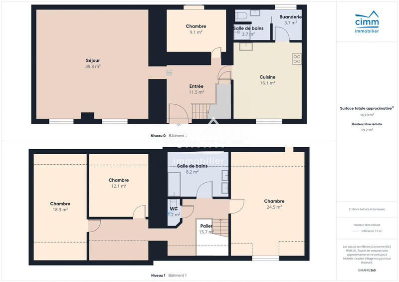 Maison - 125 m² - 5 pièces