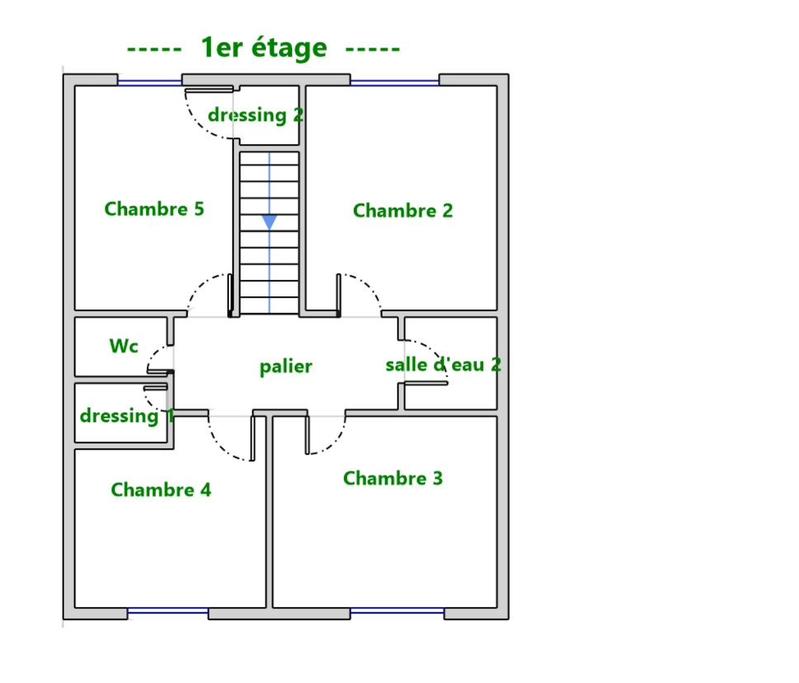 Maison - 135 m² - 6 pièces