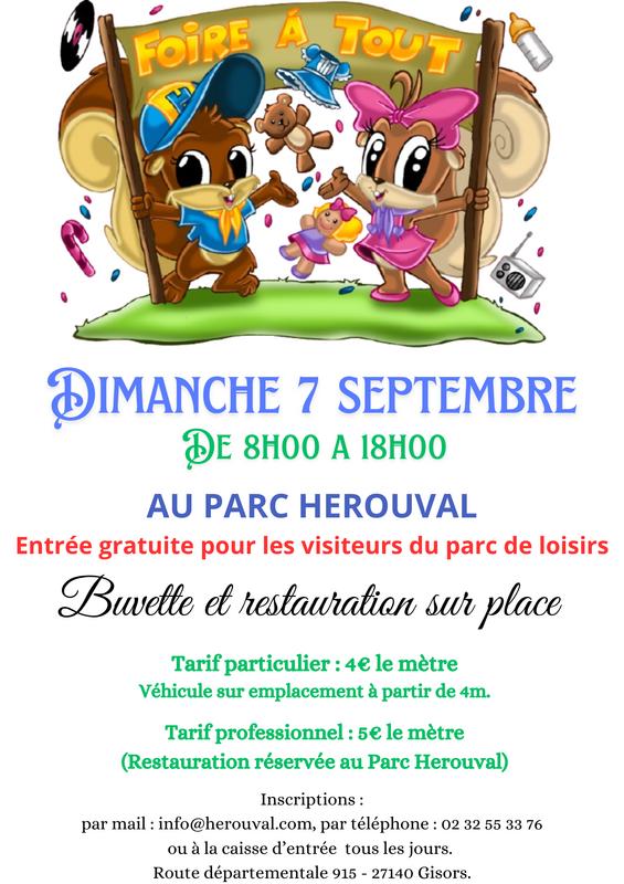 Foire à tout au parc herouval