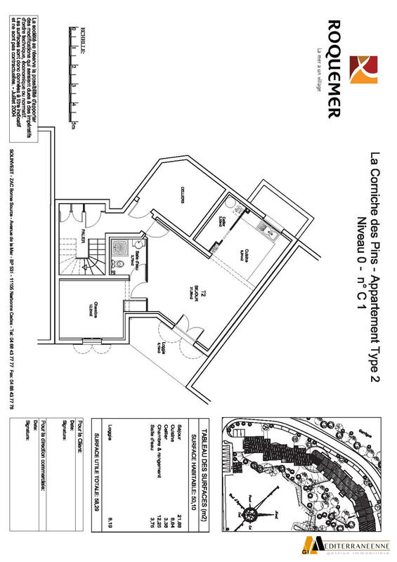 Appartement - 48 m² - 2 pièces