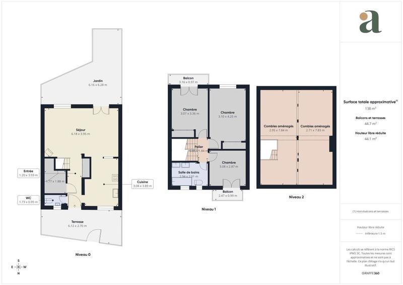 Maison - 89 m² - 4 pièces