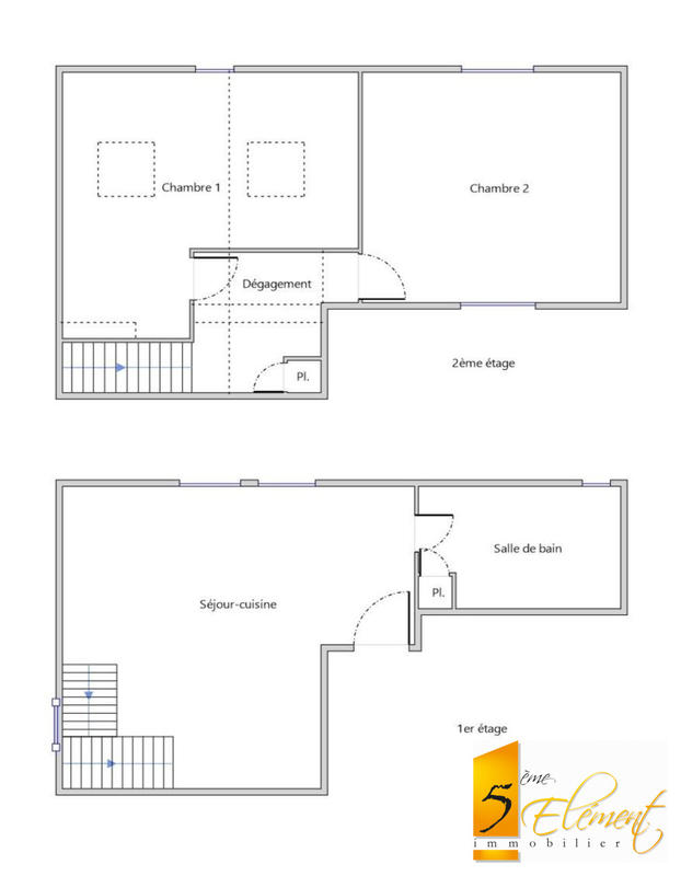 Duplex - 69 m² - 3 pièces