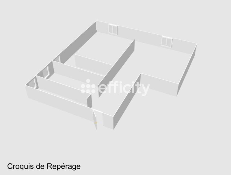 Appartement ancien - 36 m² - 2 pièces