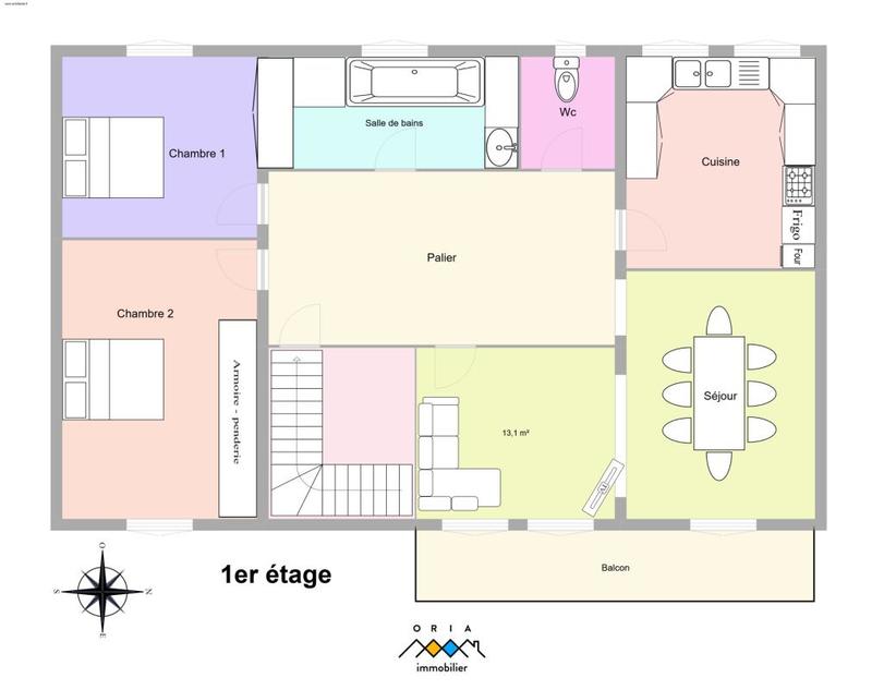 Maison - 97 m² - 5 pièces