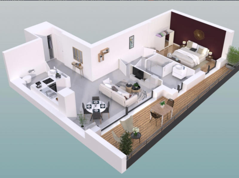 Appartement - 90 m² - 4 pièces