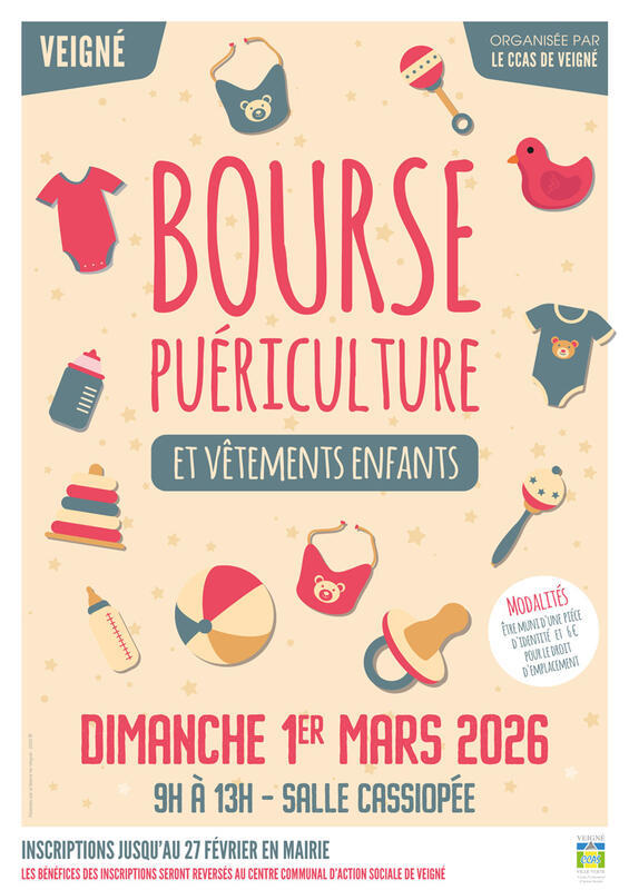 Bourse de puériculture et vêtements enfants