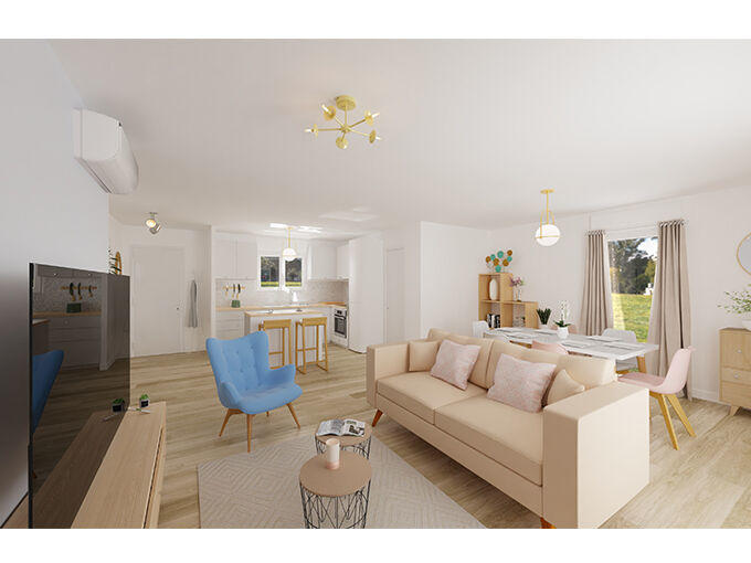 Maison - 90 m² - 5 pièces