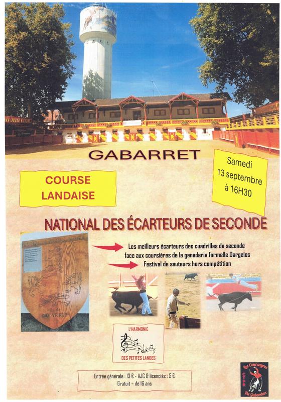 Course landaise - National des Écarteurs de Seconde