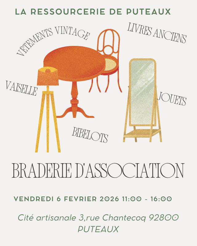 Braderie d'association à Puteaux