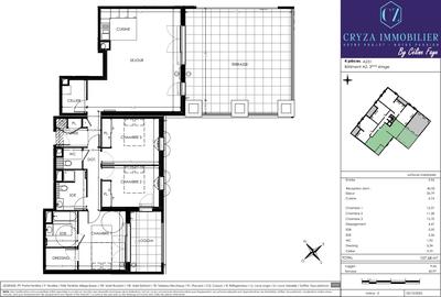 Appartement - 108 m² - 4 pièces