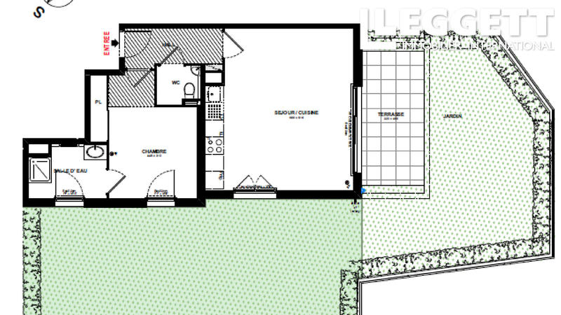 Appartement - 52 m² - 2 pièces