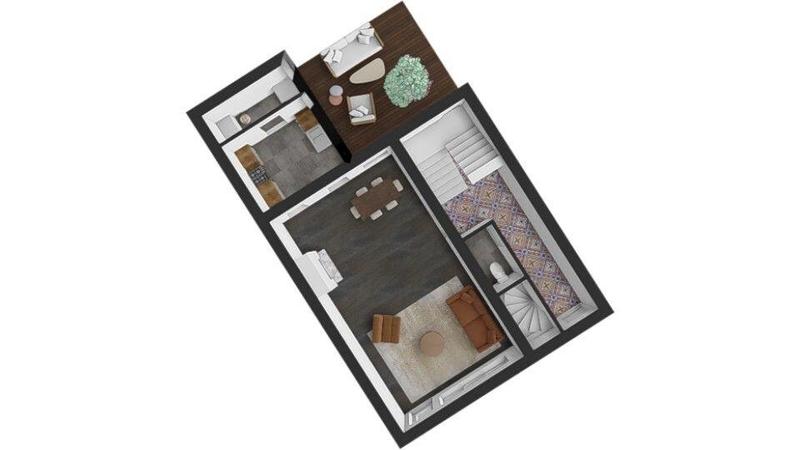 Maison de ville - 144 m² - 4 pièces