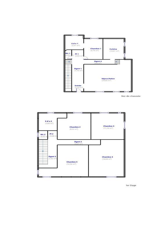 Maison - 174 m² - 8 pièces