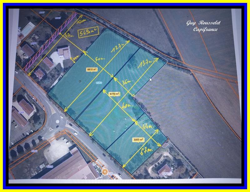 Terrain constructible - 3 320 m²