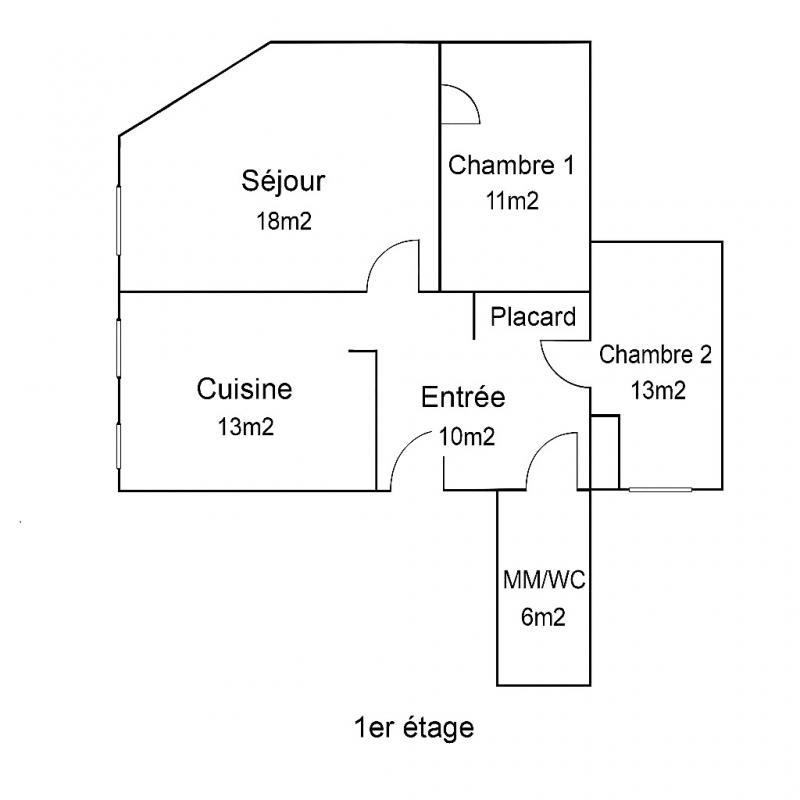 Appartement - 69 m² - 5 pièces