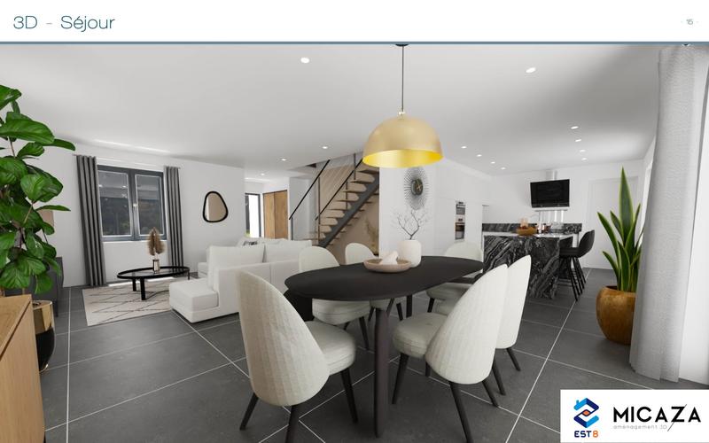 Maison contemporaine - 140 m² - 6 pièces