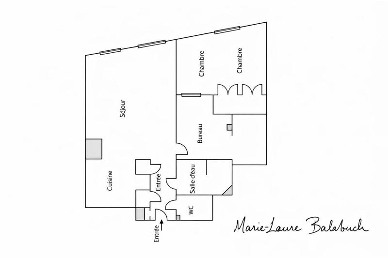 Appartement - 42 m² - 2 pièces