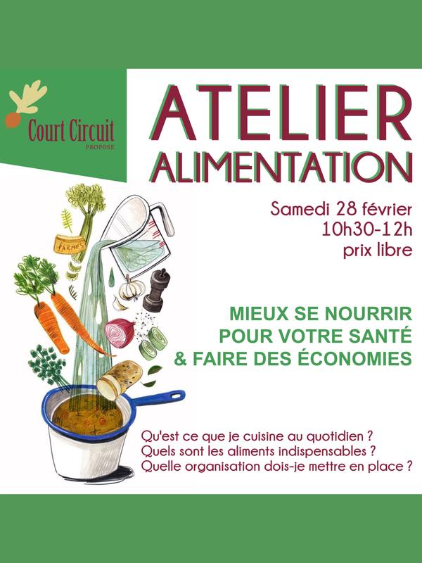 Atelier alimentation au court-circuit à Saint-Rémy-de-Provence
