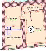 Appartement - 58 m² - 3 pièces